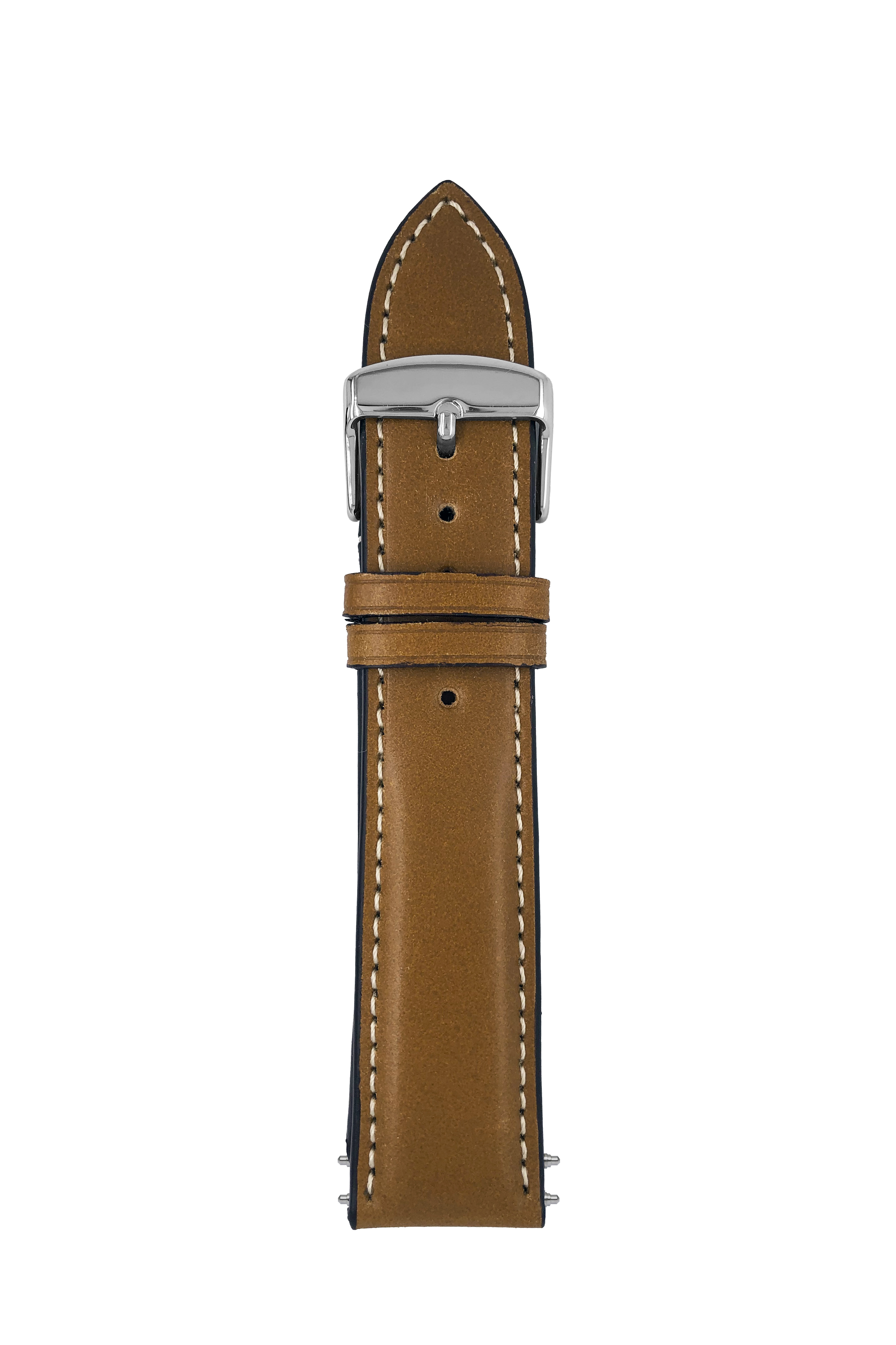 LB Ri Ju Shell Cordovan hellbraun 22mm