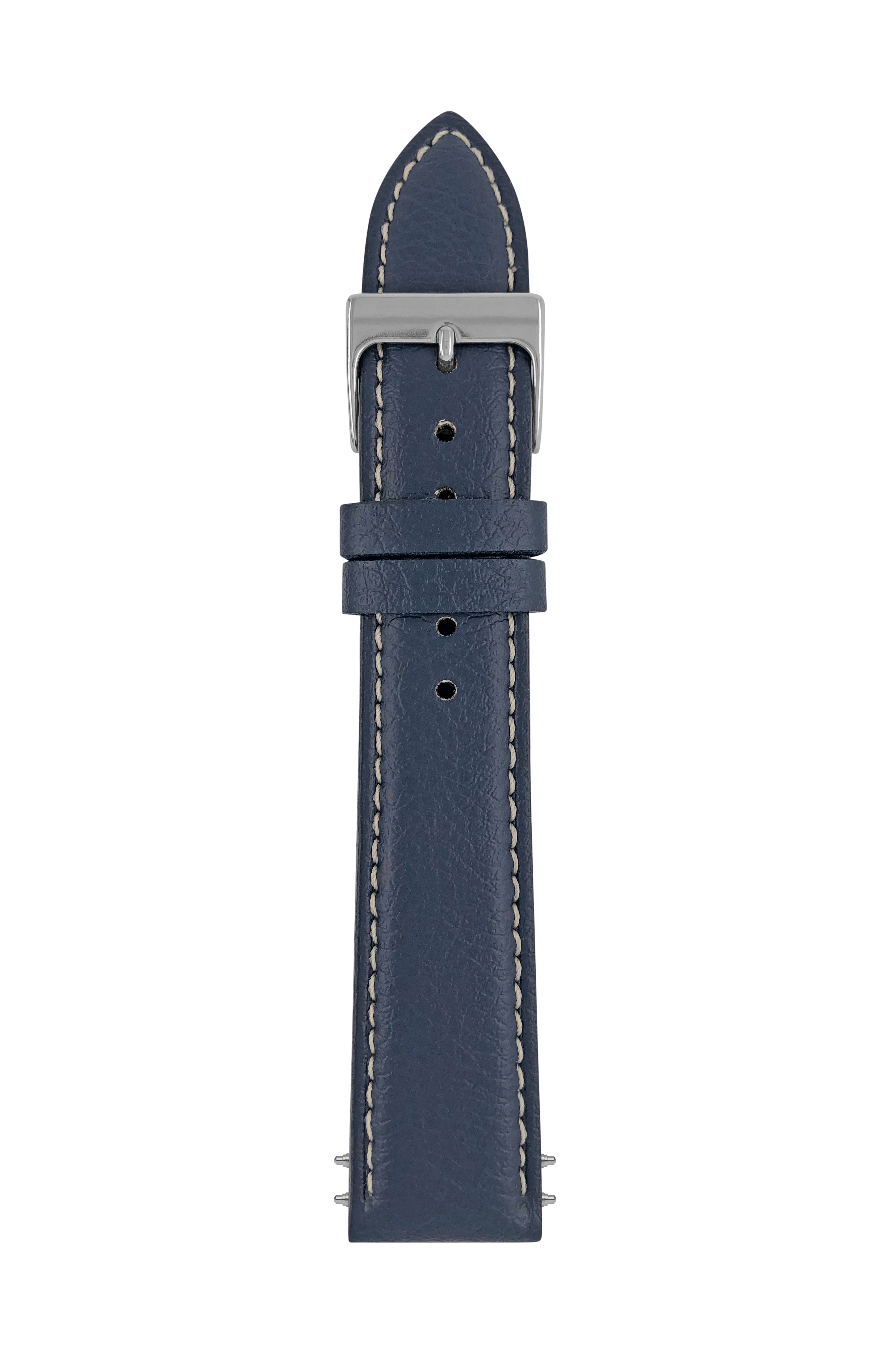 LB GM Apfelleder blue 20/18 mm helle Naht