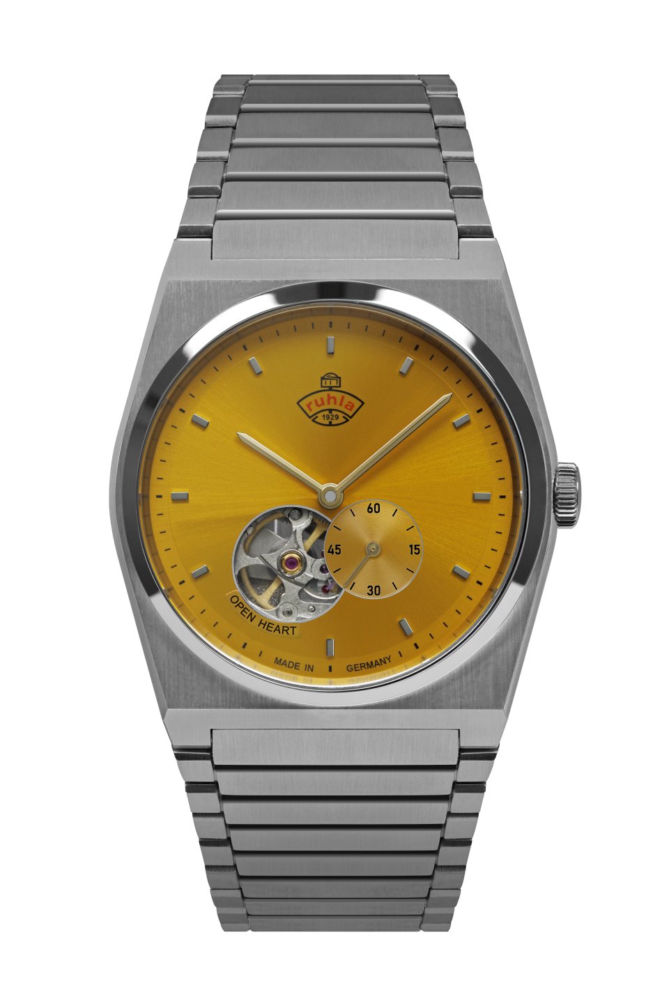 HAU, Ruhla 1929 Space Control Automatic Open Heart Cal. 82S5
