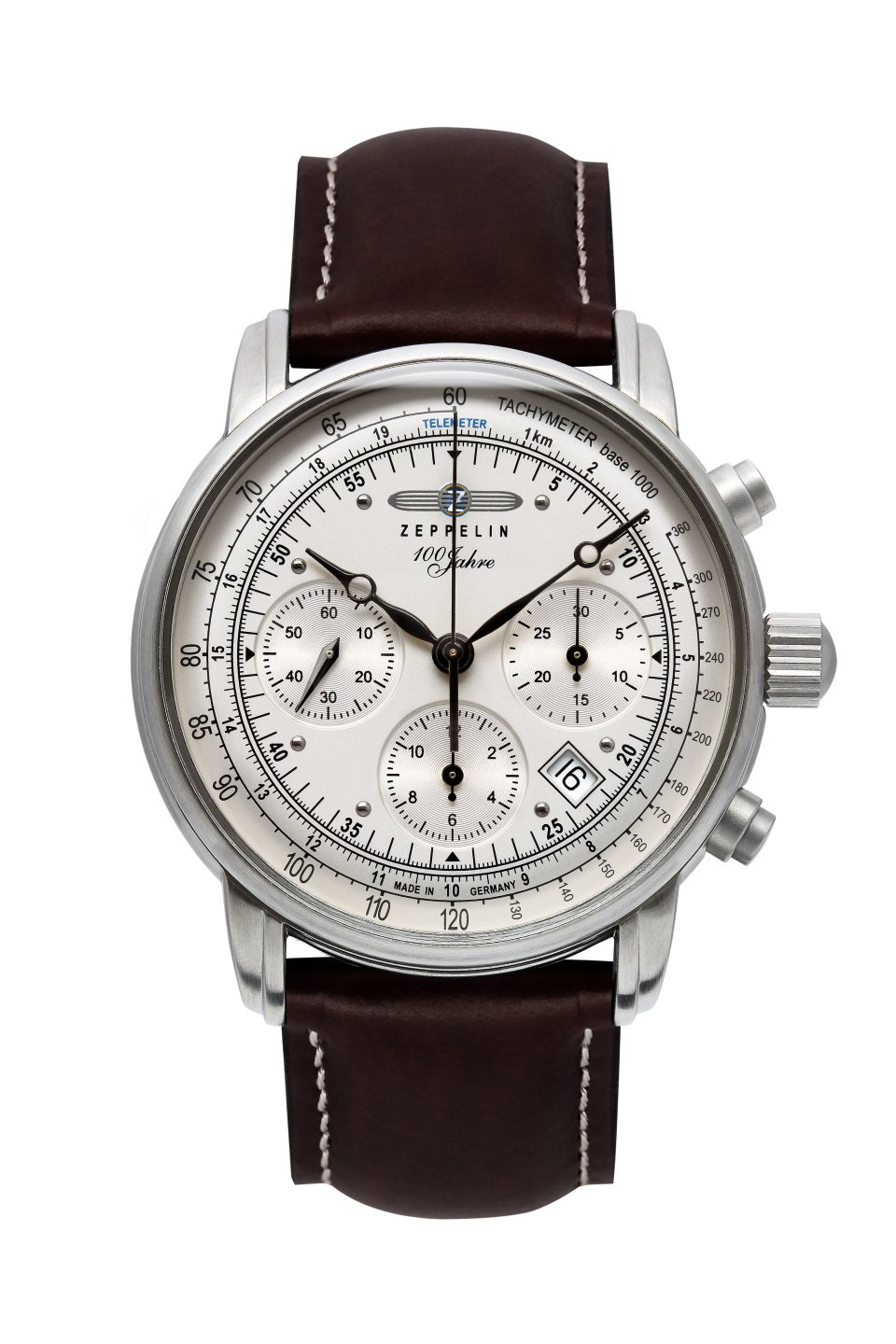 HAU, Zeppelin 100J. Chronograph Automatic Sellita SW510