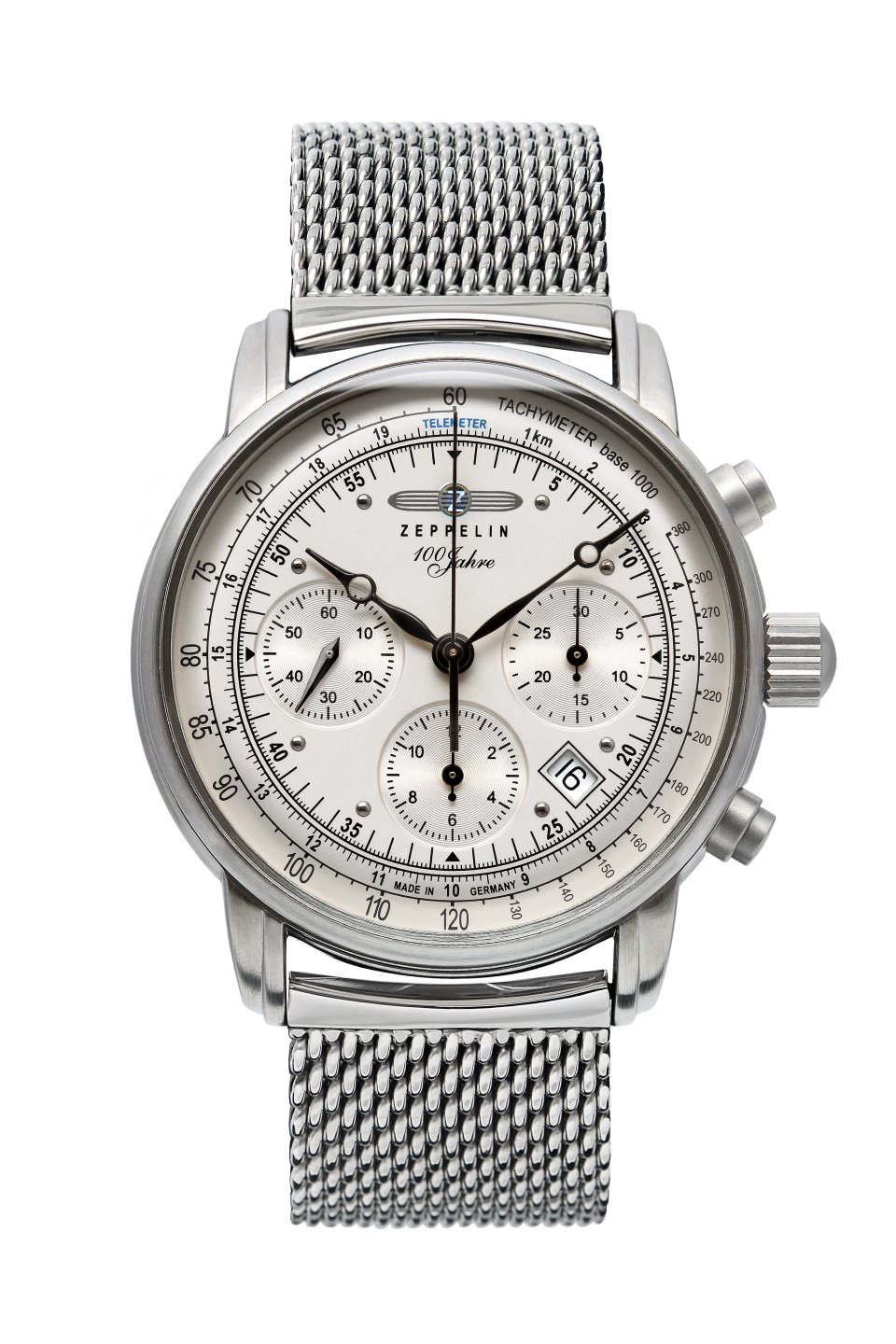 HAU, Zeppelin 100J. Chronograph Automatic Sellita SW510 MB
