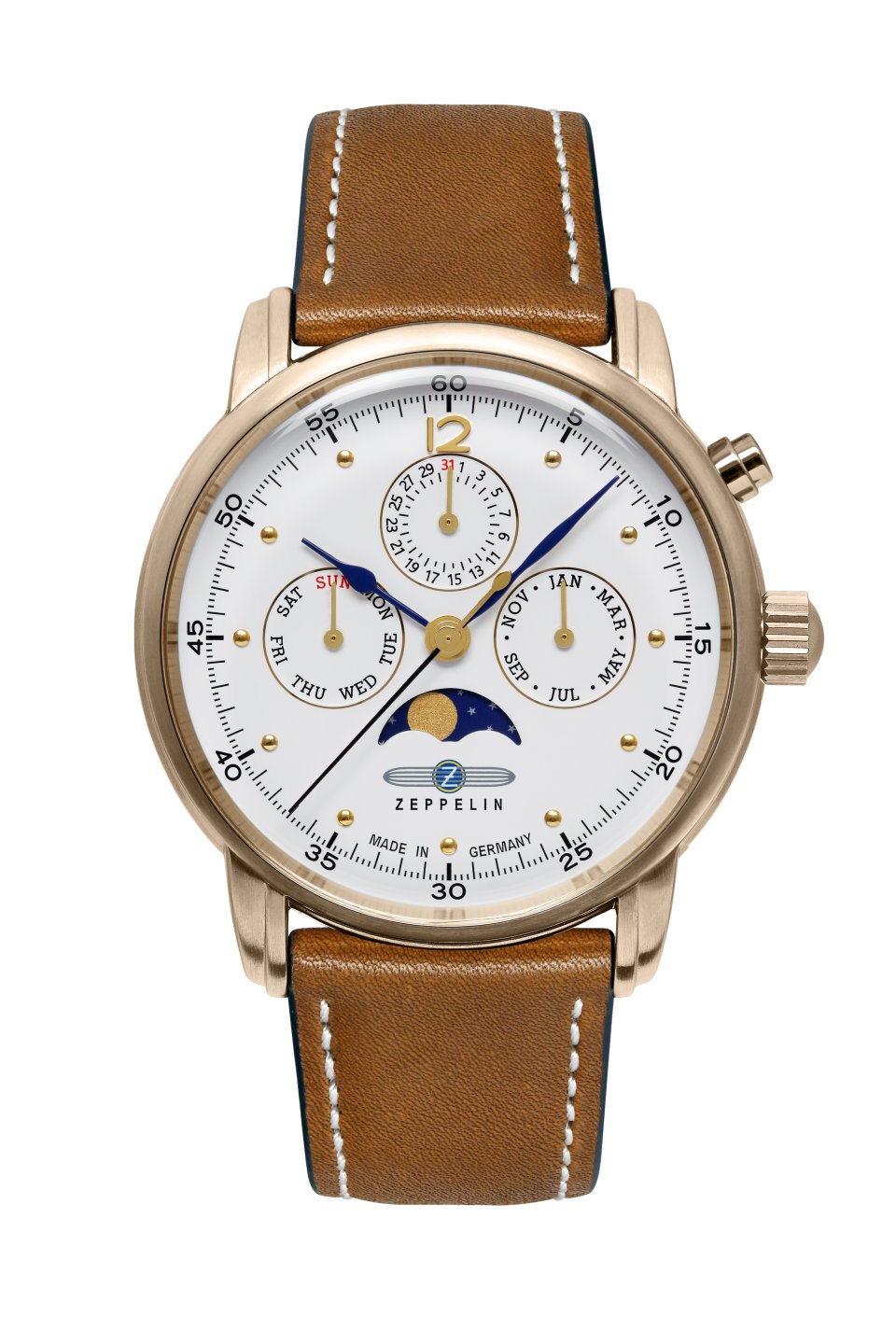 HAU, Zeppelin Barcelona Moonphase 6P00