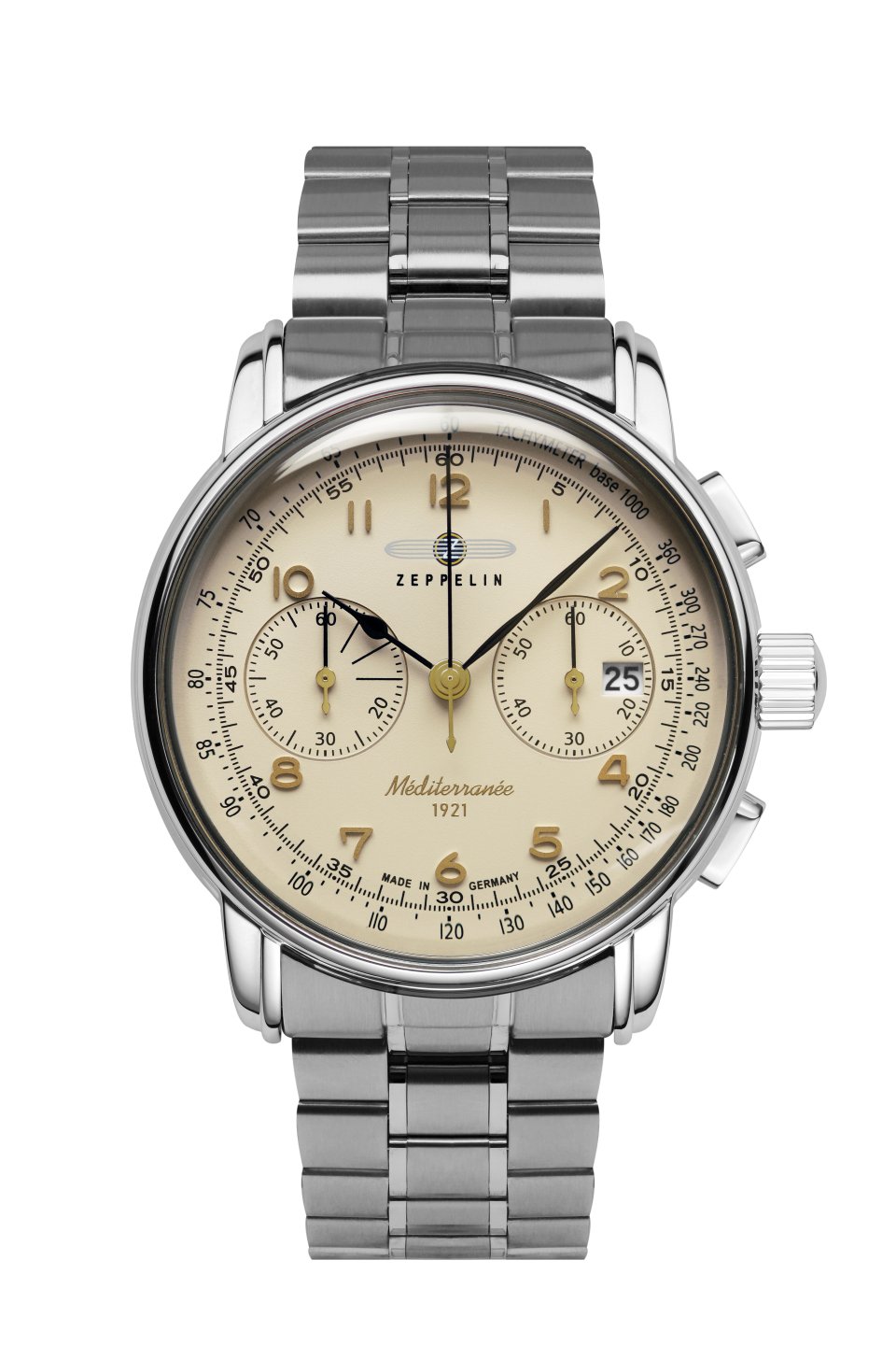 HAU, Zeppelin 100 Jahre Méditerranée Chrono Cal. 6S21 MBZ