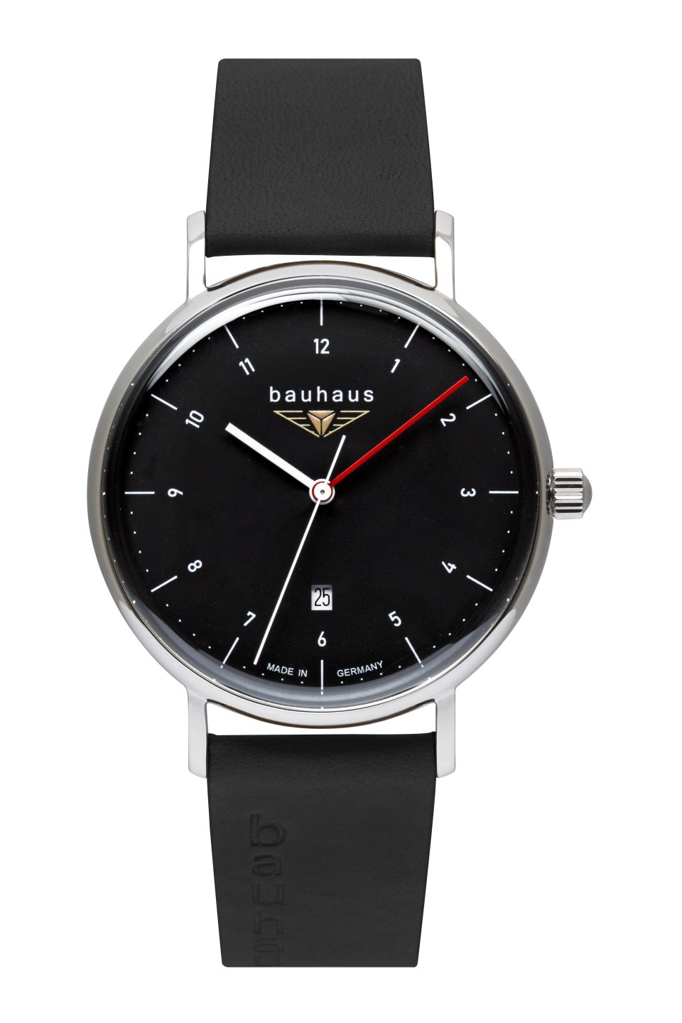 HAU, Bauhaus Quarz 3Zeiger+Datum