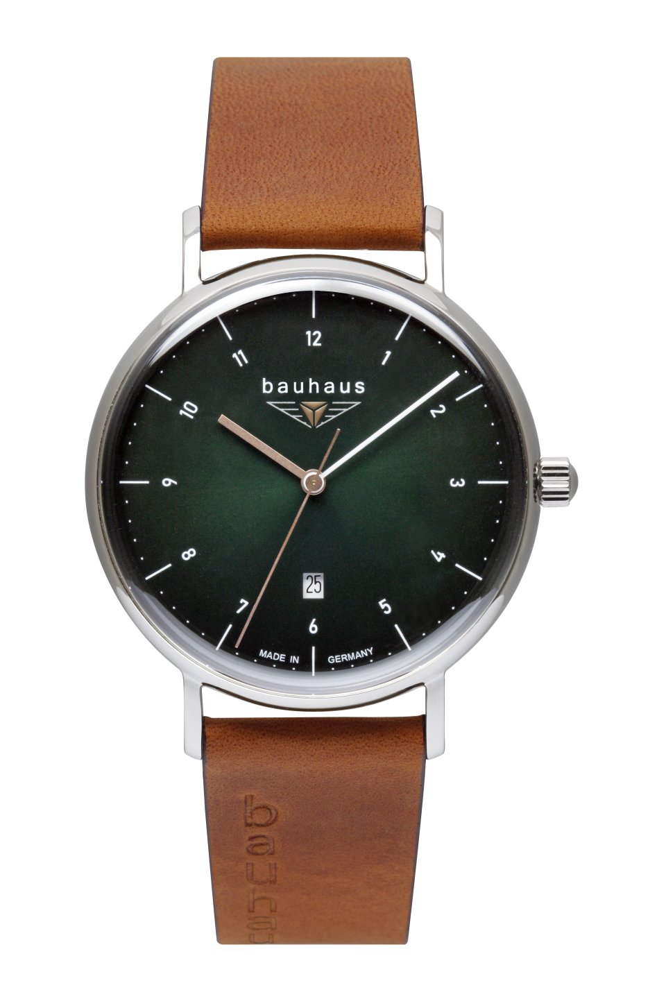 HAU, Bauhaus Quarz 3Zeiger+Datum