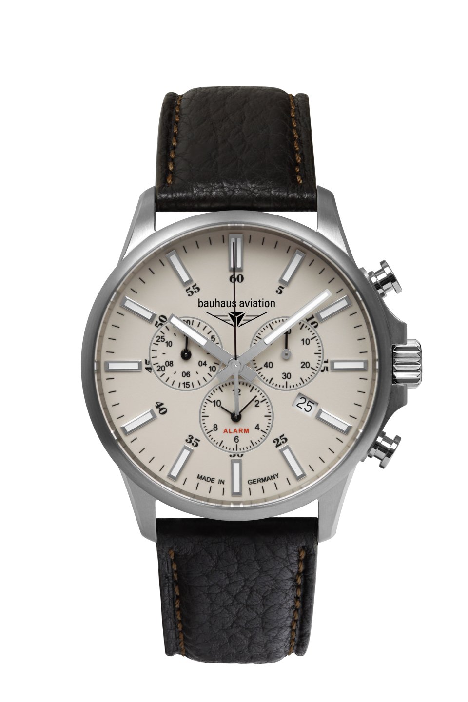 HAU, Bauhaus Aviation Chronograph Alarm Ronda 5130.D