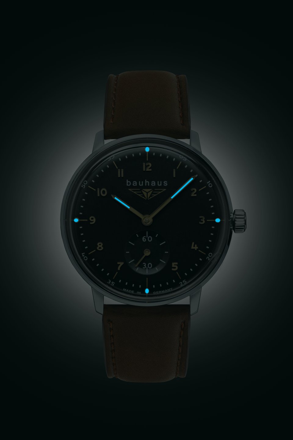 DAU, Bauhaus Quarz kleine Sekunde Ronda 1069