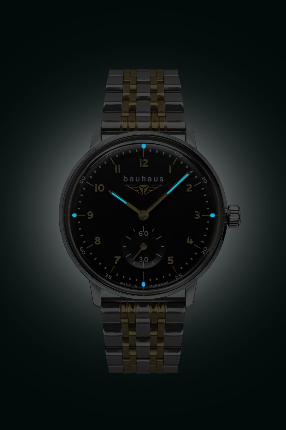 DAU, Bauhaus Quarz kleine Sekunde Ronda 1069 MB