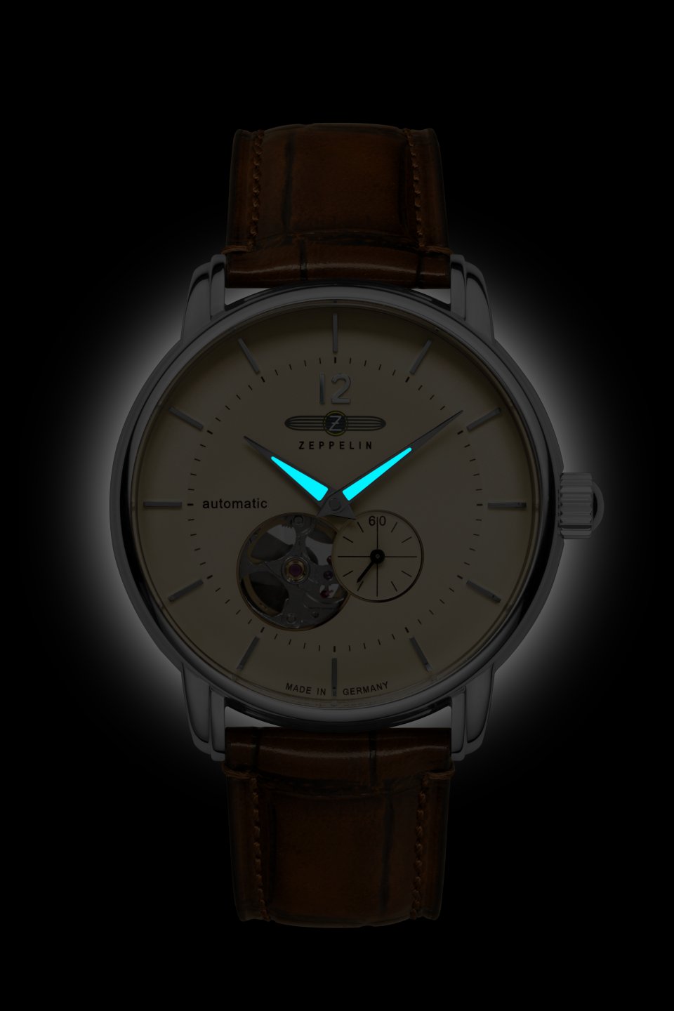 HAU, Zeppelin LZ-120 Bodensee Automatic open heart Cal. 82S5