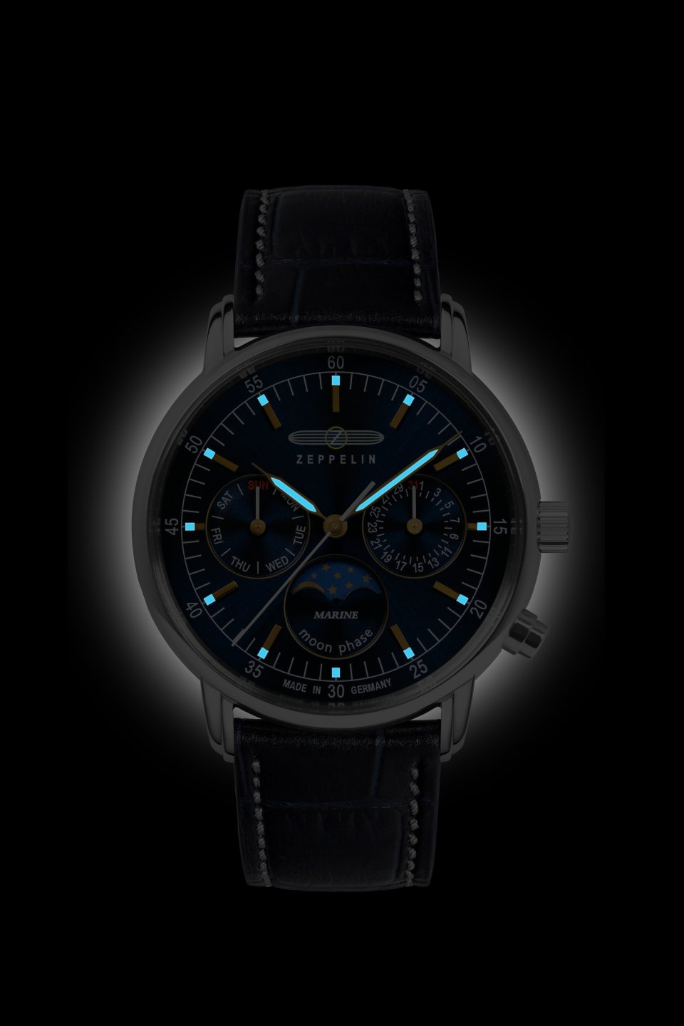 DAU, Zeppelin LZ 14 Marine Moonphase Ronda 706.1