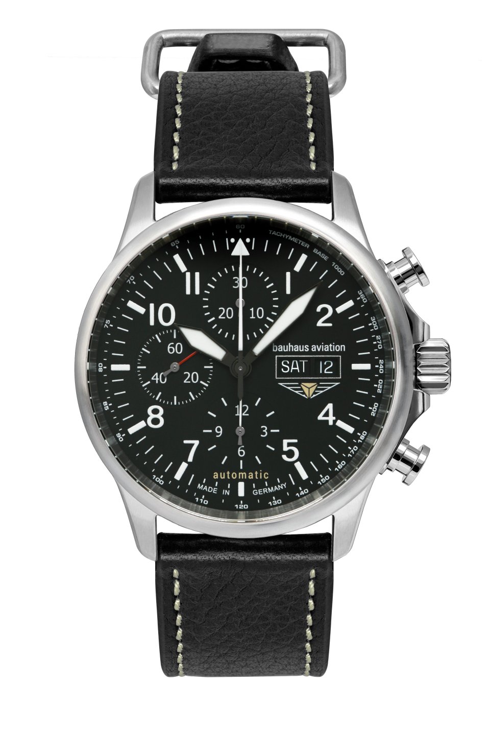 HAU, Bauhaus Aviation Chronograph Automatik SW500 Limited Edition 200
