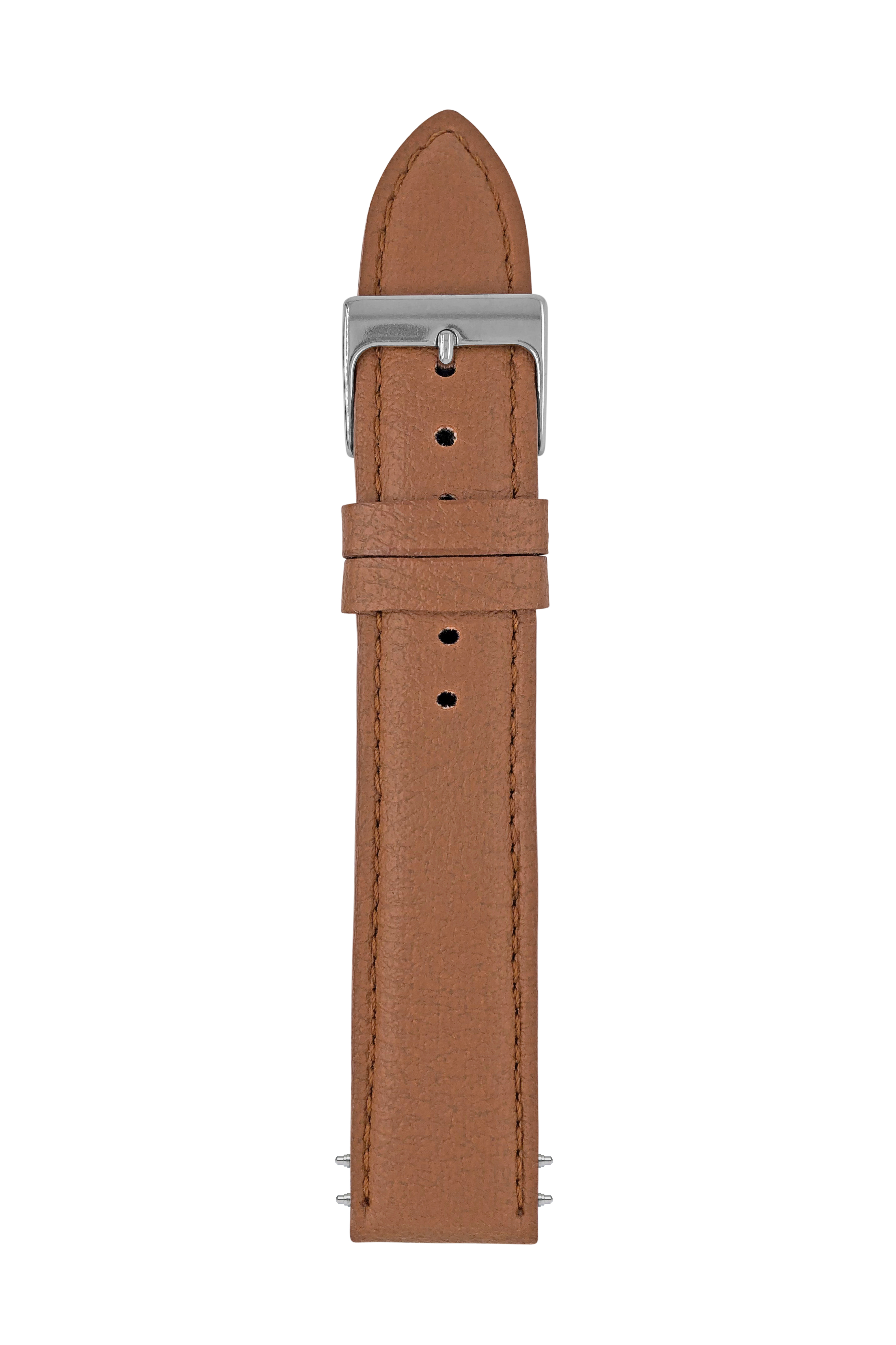 LB GM Apfelleder cognac 20/18 mm helle Naht