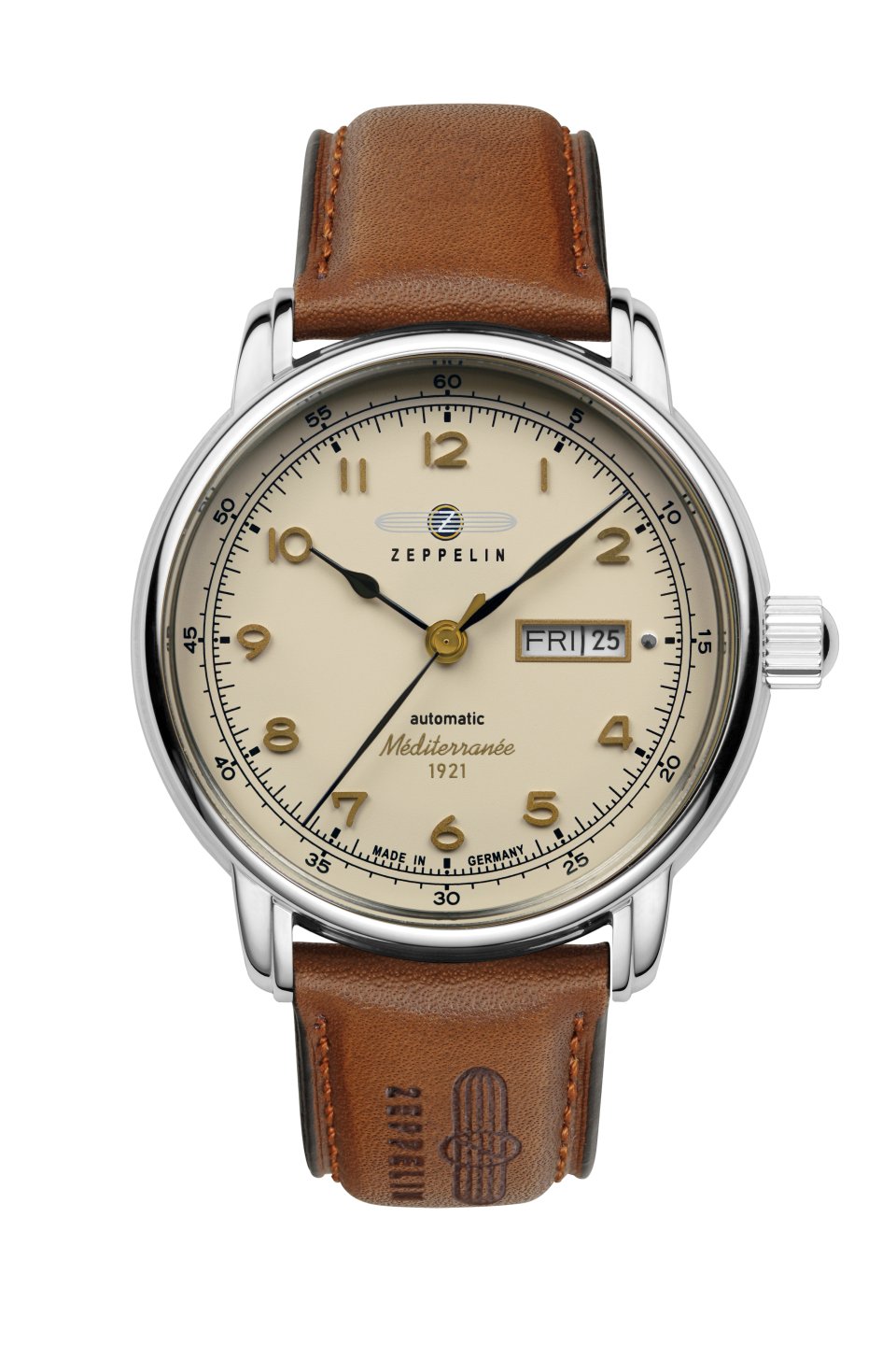 HAU, Zeppelin 100 Jahre Méditerranée Automatic Cal. 8205
