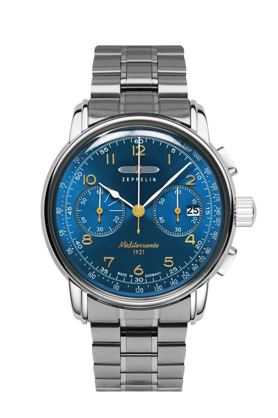 HAU, Zeppelin 100 Jahre Méditerranée Chrono Cal. 6S21 MBZ