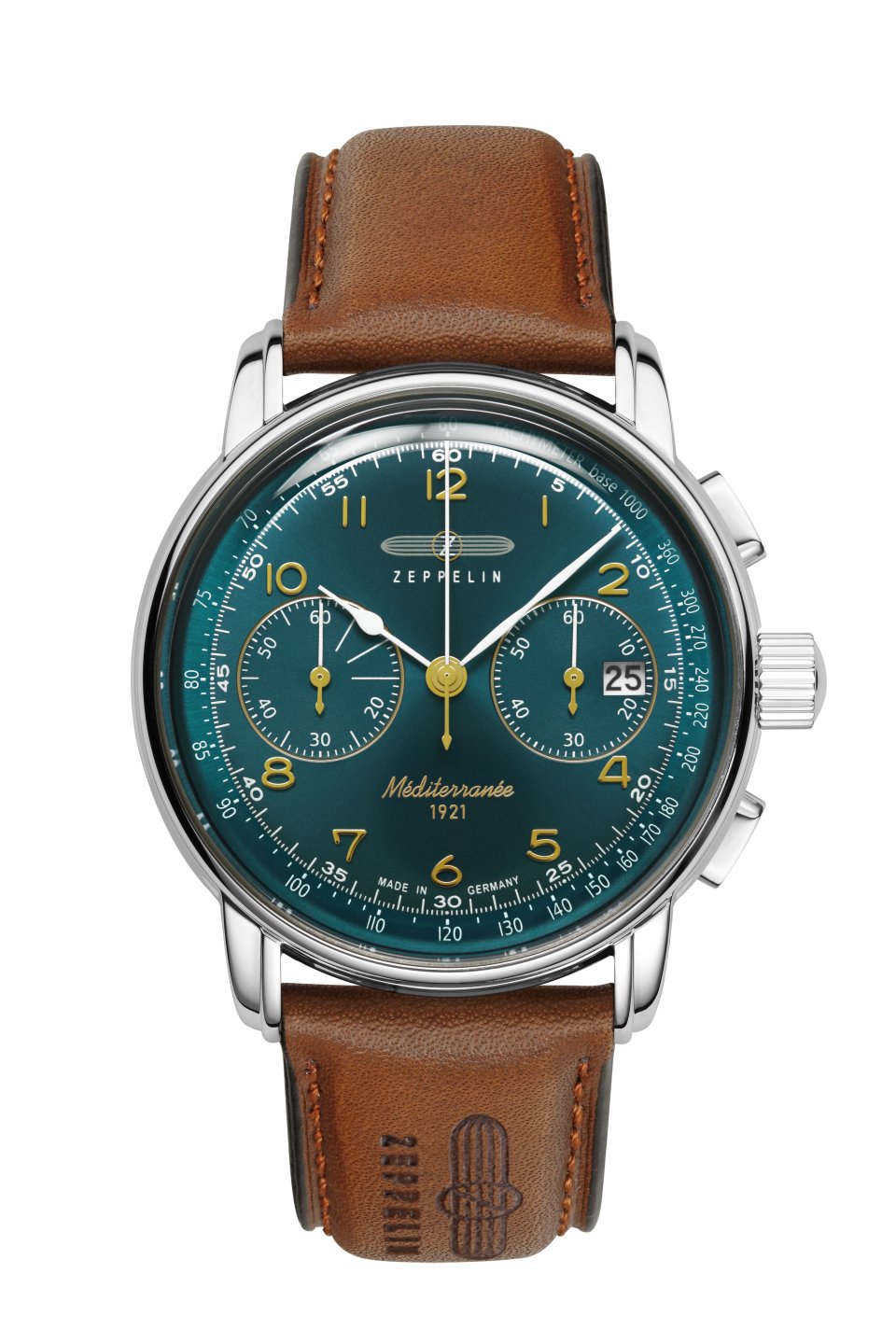 HAU, Zeppelin 100 Jahre Méditerranée Chrono Cal. 6S21